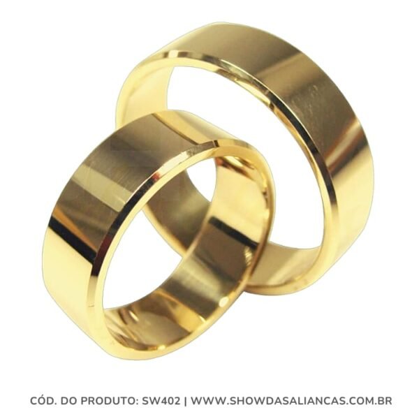 Aliança de Casamento e Noivado em Ouro 18k SW402 – SHOW DAS ALIANÇAS  Alianças de Ouro Alianças para casamento Alianças para noivados Alianças em  Curitiba Alianças de ouro branco Alianças de compromisso